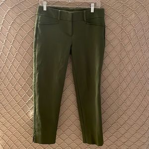 Dark green work pants. Loft